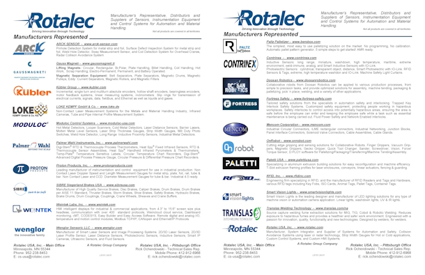 Download a PDF copy of the Rotalec USA - Pittsburgh Office